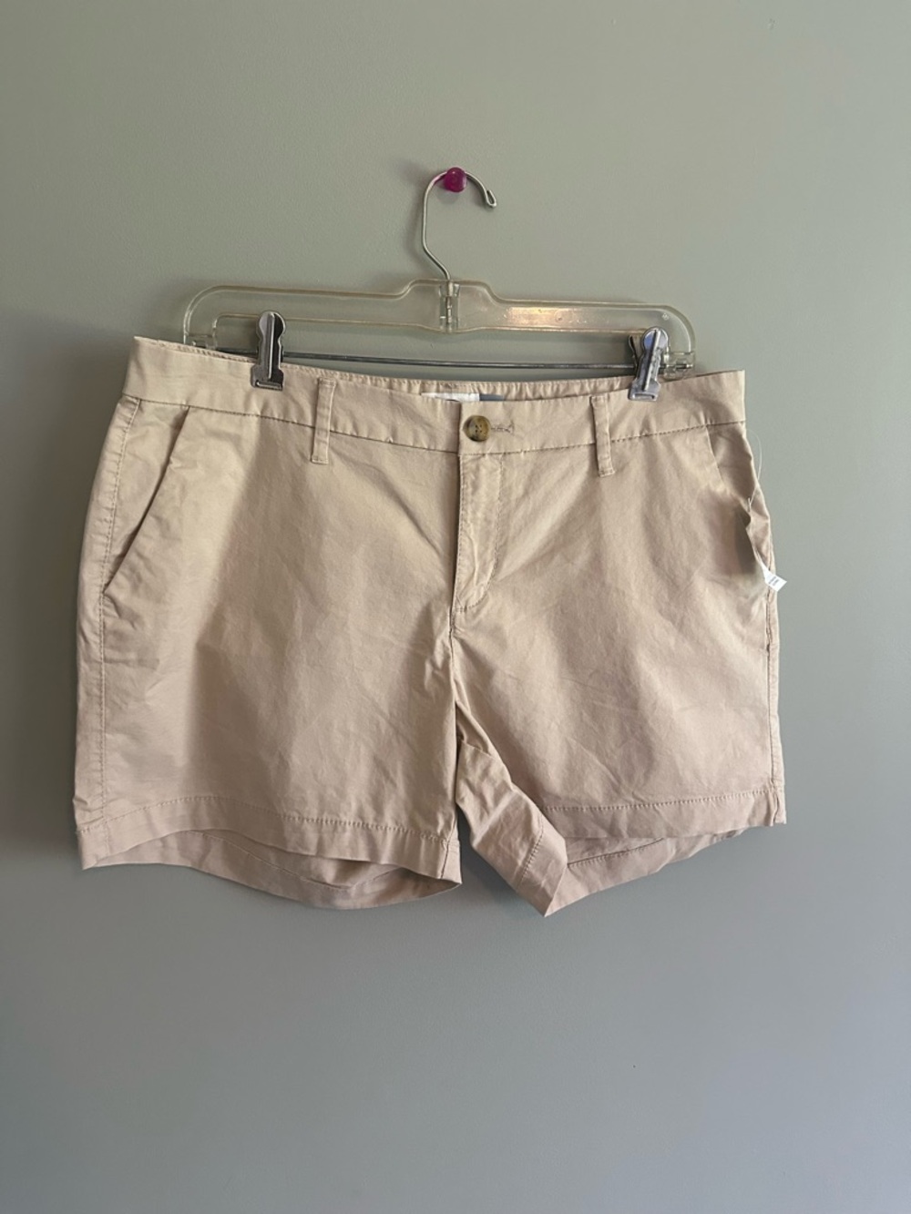 Women’s Cotton Casual Shorts - Light Beige